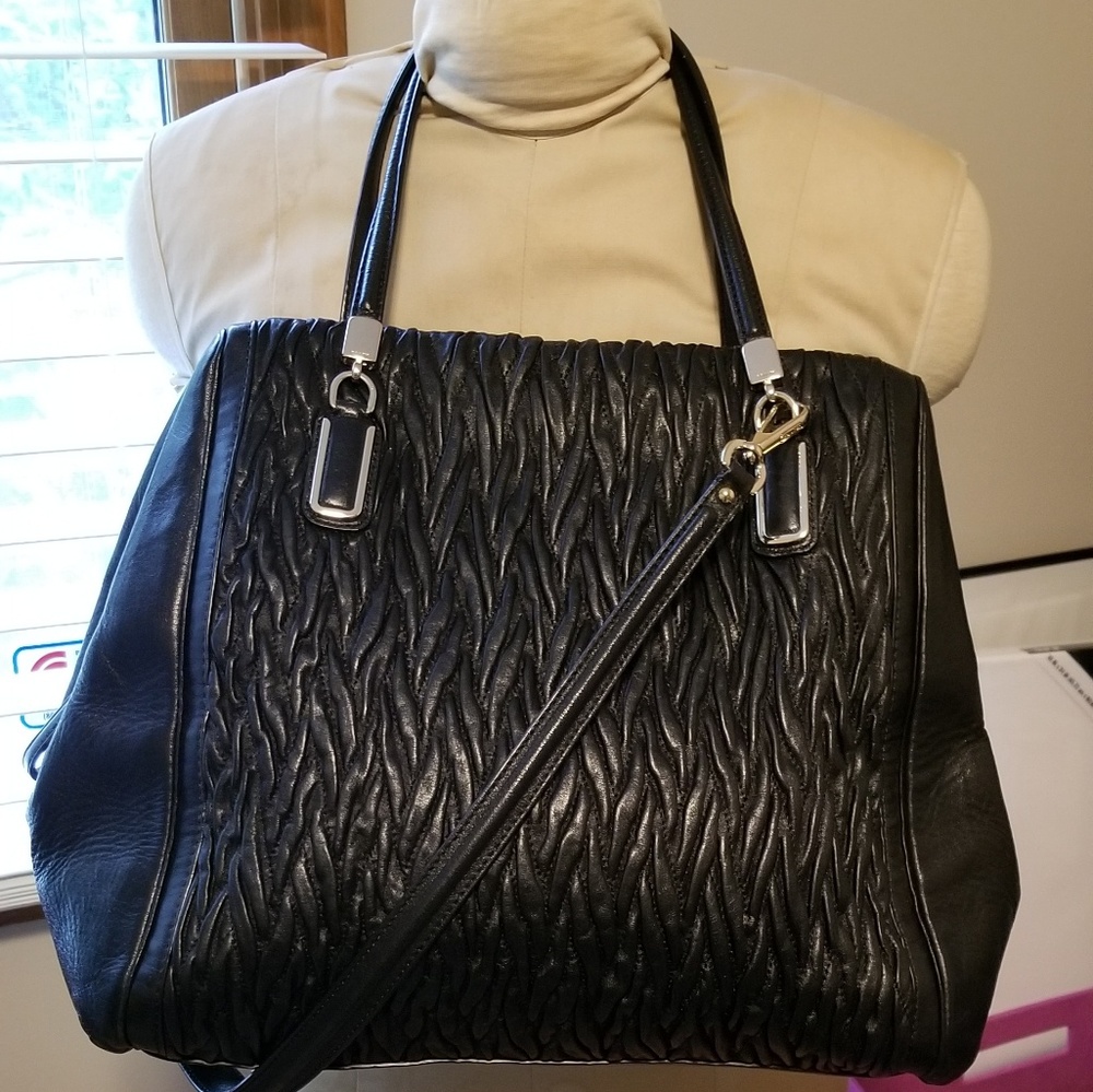 Beautiful black coach purse